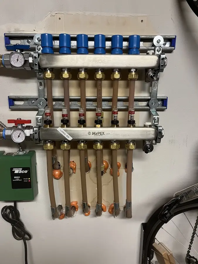 Plumber performing Leak Detection at a residential property in Glenmont